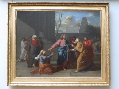 Le Christ et la Cananeenne by Germain-Jean Drouais  Le Christ et la Cananeenne by Germain-Jean Drouais